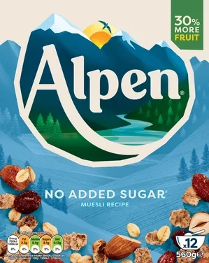 Alpen Musli u/Sukker 560g
