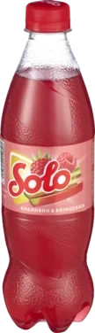 Solo Bringebær og Rabarbra 0,50l