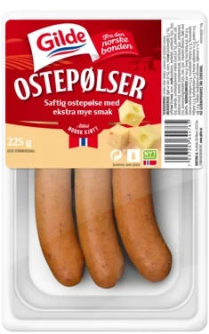 Spesialpølser Ostepølser 225g Enh