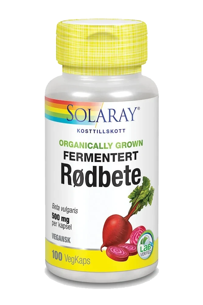 Solaray Fermentert Rødbete