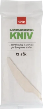 Gjenbruksbestikk Kniv 12stk Coop