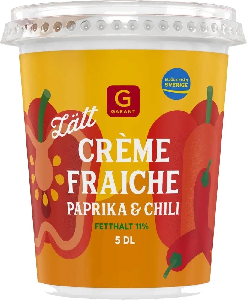 Crème Fraiche Paprika & Chili 11%