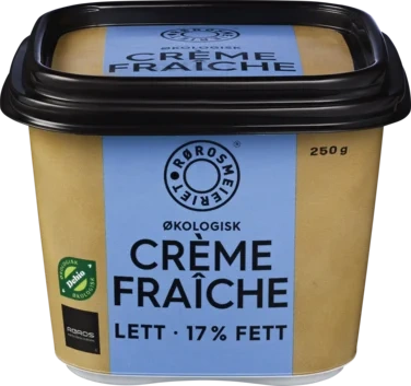 Creme Fraiche Lett 250ml Økol Rørosmeier