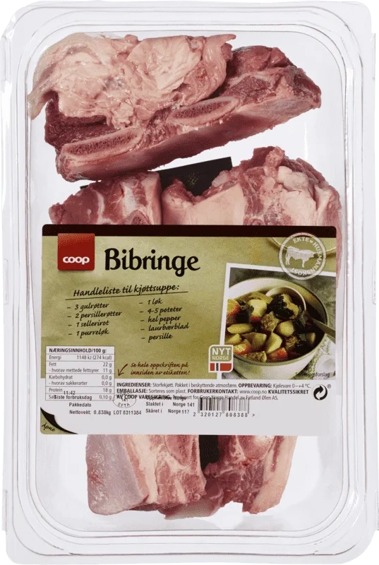 Coop Husmann Bibringe med Ben ca 1kg