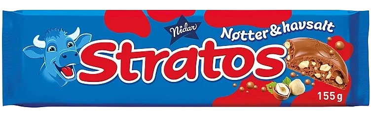 Stratos Nøtter&Havsalt 155g