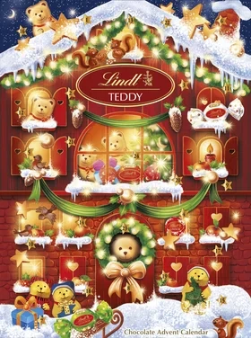 Teddy House Julekalender Sjokolade 170g