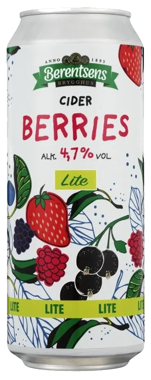 Berries Cider Lite 0,5l boks Berentsens
