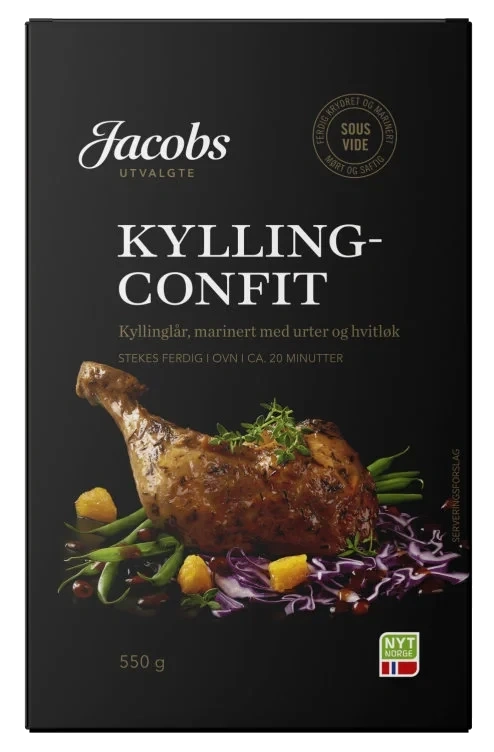 Kylling Confit 550g Jacobs Utvalgte