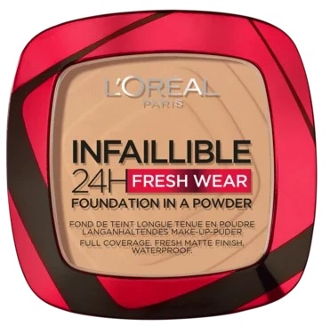 Loreal Paris Infaillible 24h Fresh Wear Powder Foundation Radiant Sand 250
