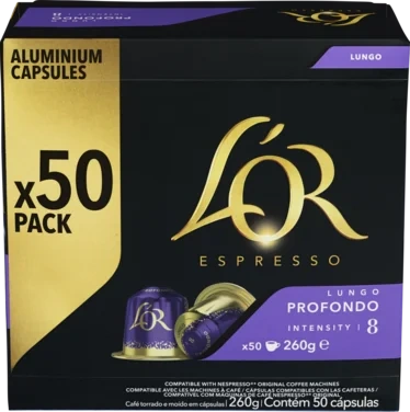 Lor Kaffekaps Espresso Lungo Profondo Ra 50stk