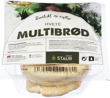 Multibrød Fin 4 X 80g