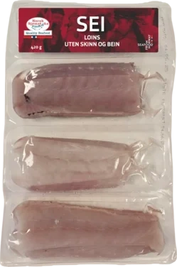 Fryst Seiloins Skinnfri 420g