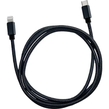 Ladekabel C Til Iphoneplugg 1m Sort
