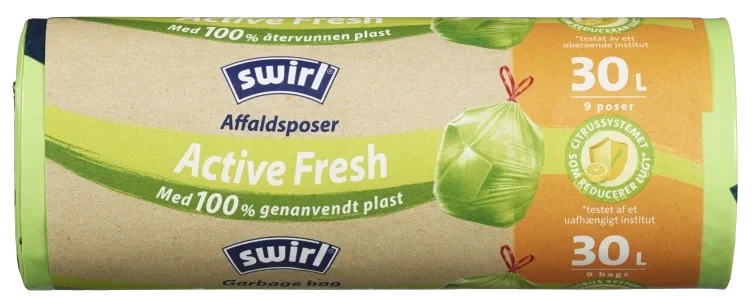 Avfallspose Active Fresh Swirl 30l