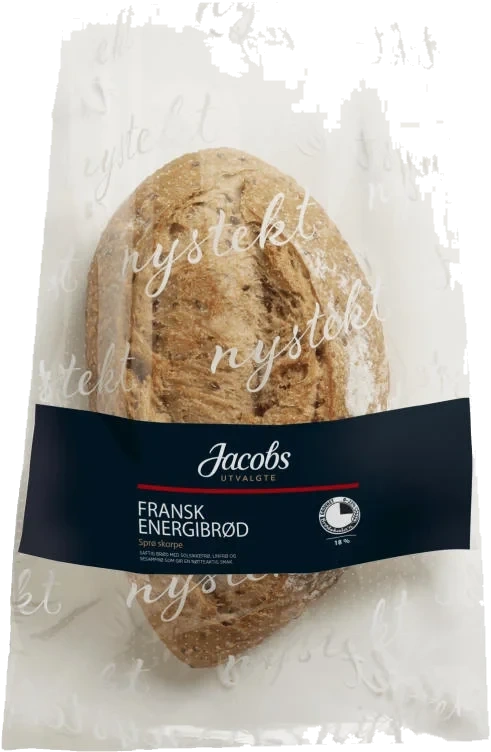 Fransk Energibrød 630g Jacobs Utvalgte