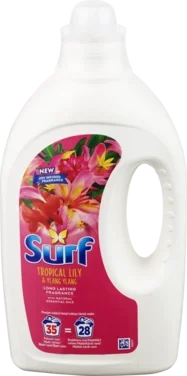 Surf Vaskemiddel Flytende Tropical Lily & Ylang Ylang 35 Vask 1.4l