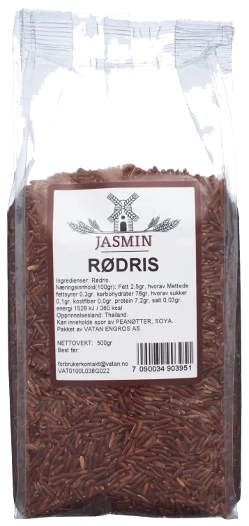 Rød Ris 500g Jasmin