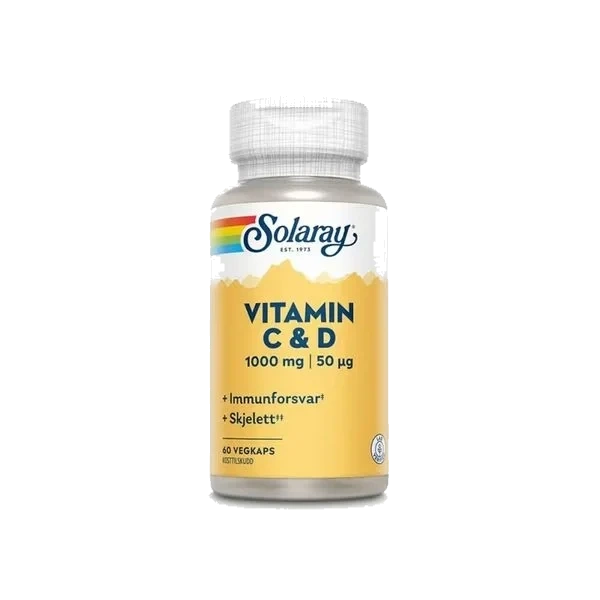 Solaray Vitamin C og D