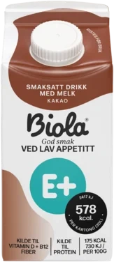 Biola E+ Plussdrikk Kakao 10x300ml