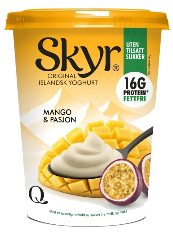 Skyr Mango&Pasjonsfrukt 450g Q