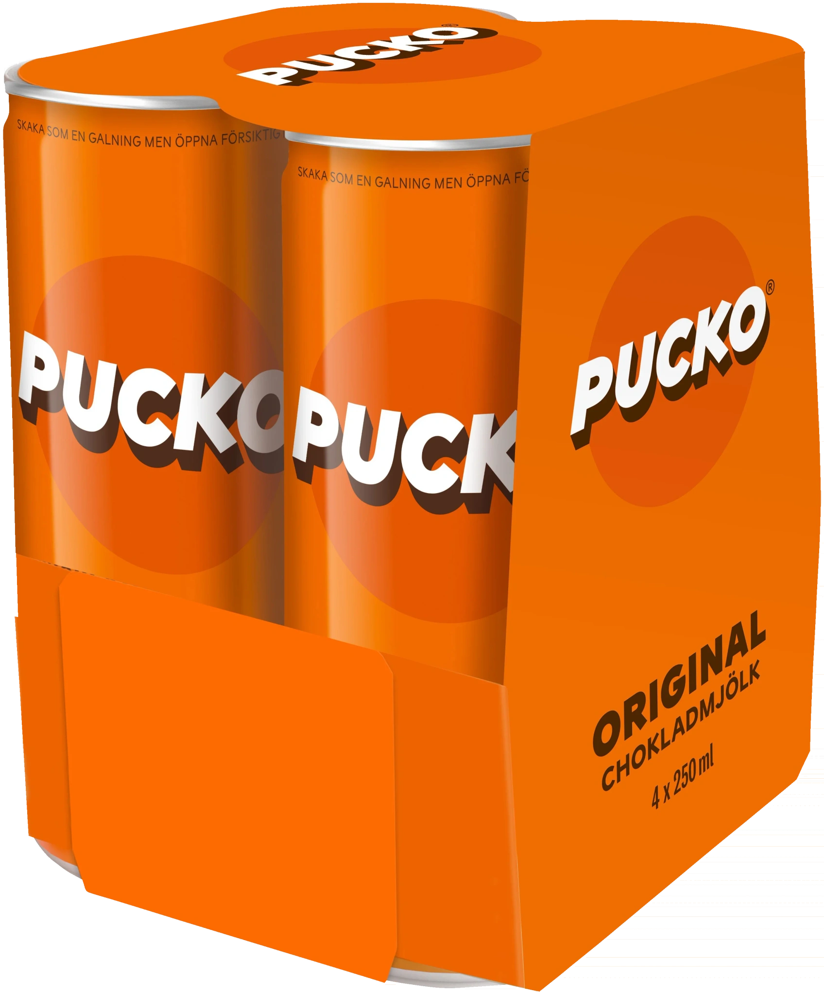 Pucko Original chokladmjölk slimcan 4x250 ml