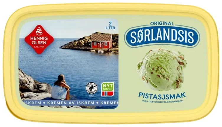 Sørlandsis Pistasj 2l Hennig-Olsen