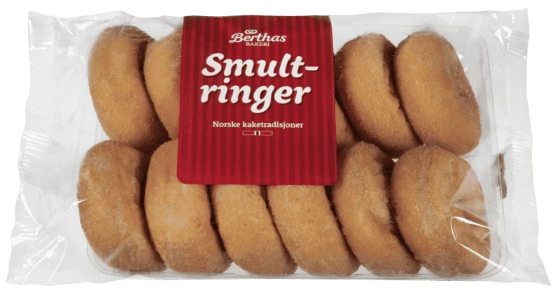 Smultringer 12stk 430g Berthas