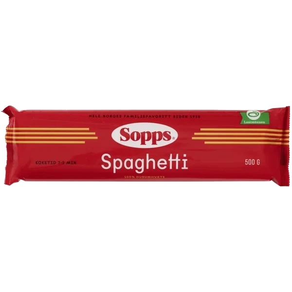 Spaghetti 500g Sopps