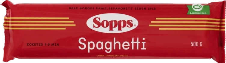 Spaghetti 500g Sopps