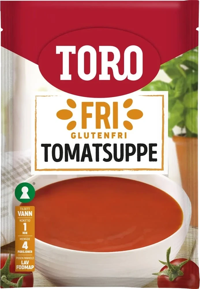 Glutenfri tomatsuppe