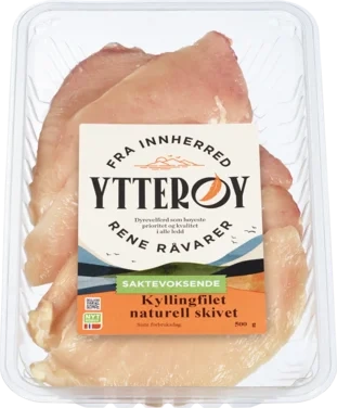 Kyllingfilet Skivet Naturell 500g