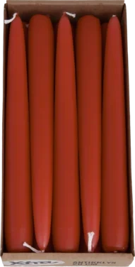 Antikklys 20cm 10stk Rød Xtra
