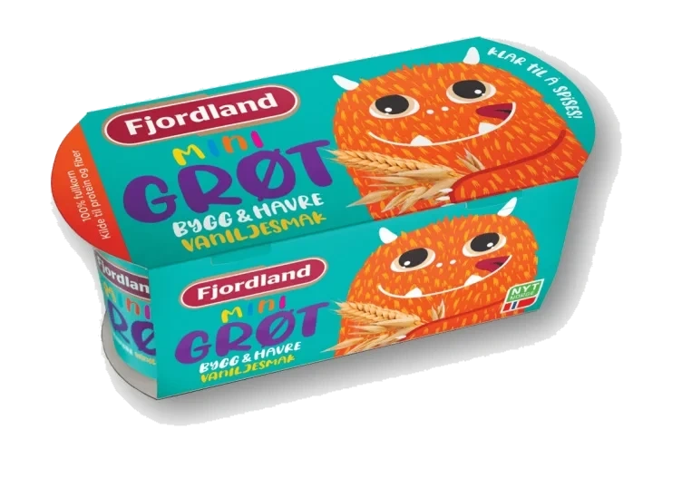 Fjordland Mini Grøt Vanilje 2x90g