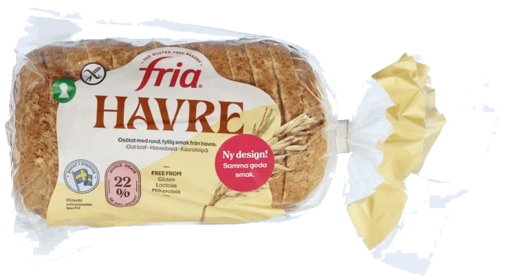 Havrebrød Glutenfri 500g Fria