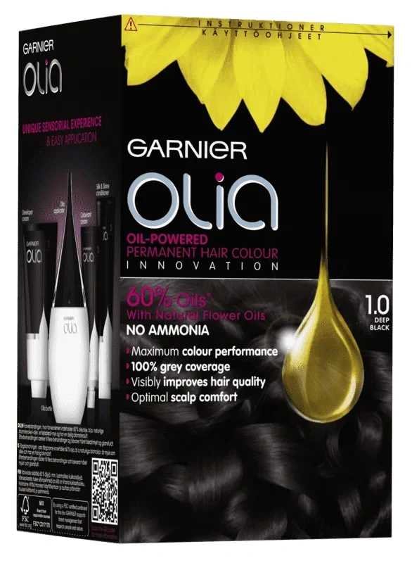 Olia Hårfarge 1.0 Night Black