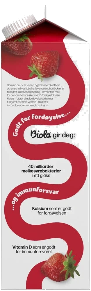Biola® yoghurtdrikk jordbær