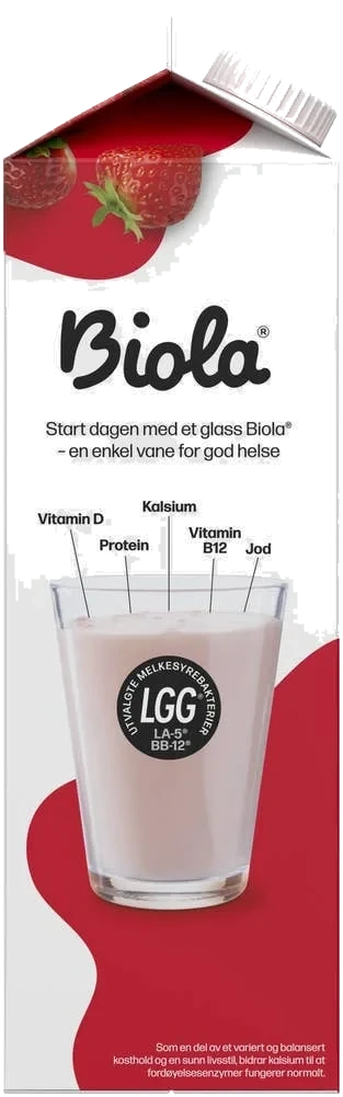 Biola® yoghurtdrikk jordbær