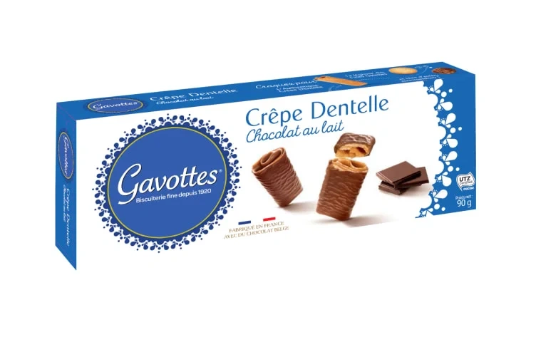 Crêpe m/ Melkesjokolade 90g Gavottes
