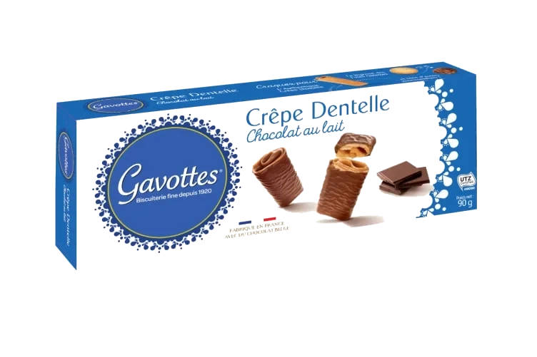 Crêpe m/ Melkesjokolade 90g Gavottes