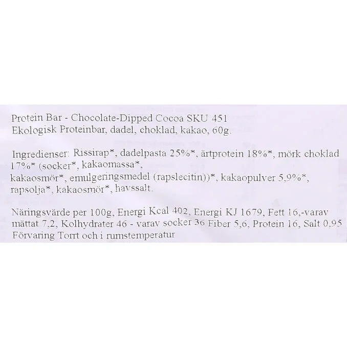 Proteinbar Choklad & Kakao 12-pack