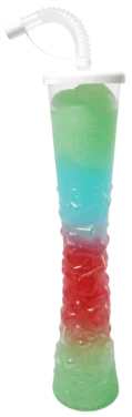 Scoop Slush Gjenbrukskopp med Sugerør 500ml