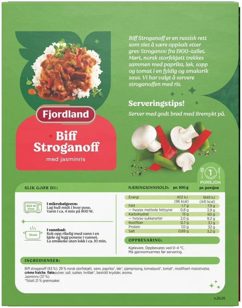 Biff stroganoff