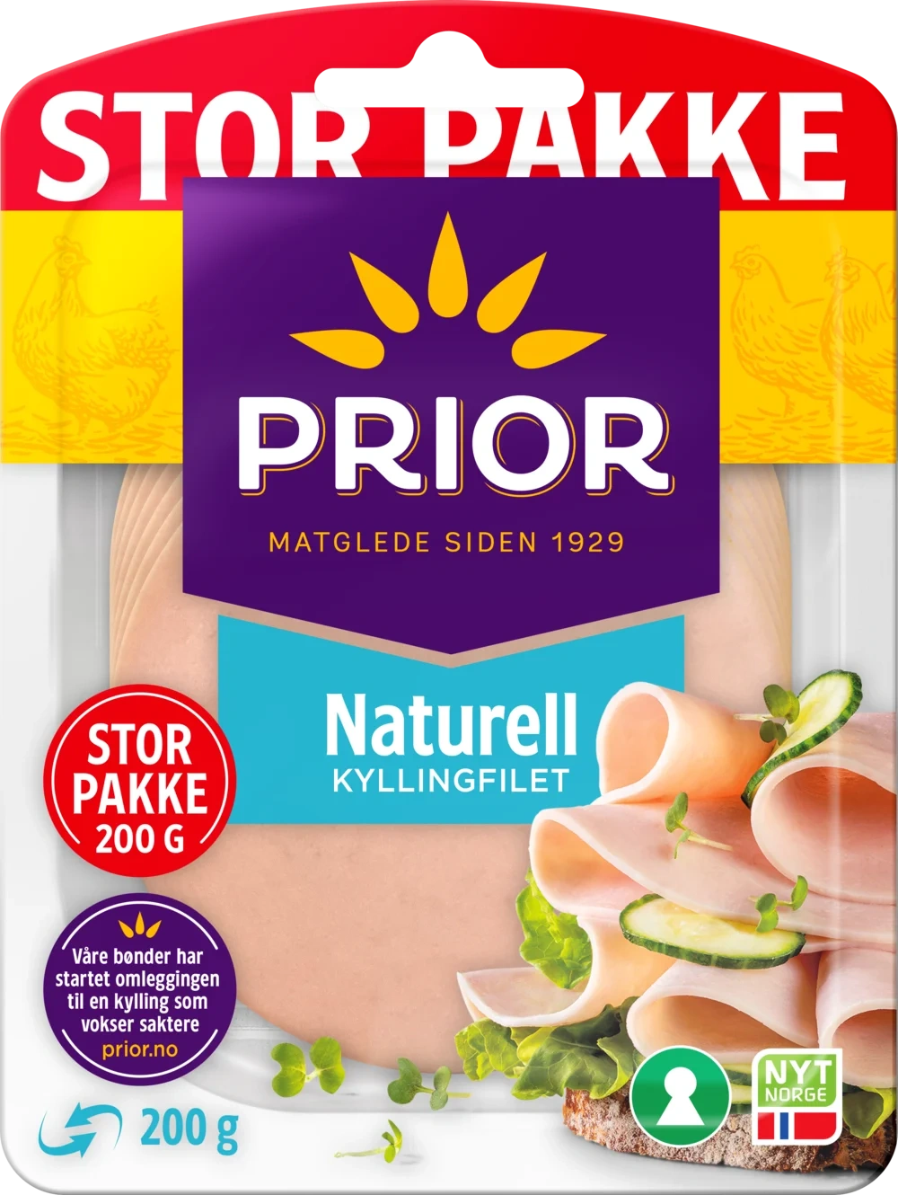 Kyllingfilet Naturell 200g
