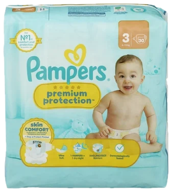 Bleier Prem Prot S3 6-10kg 30stk Pampers