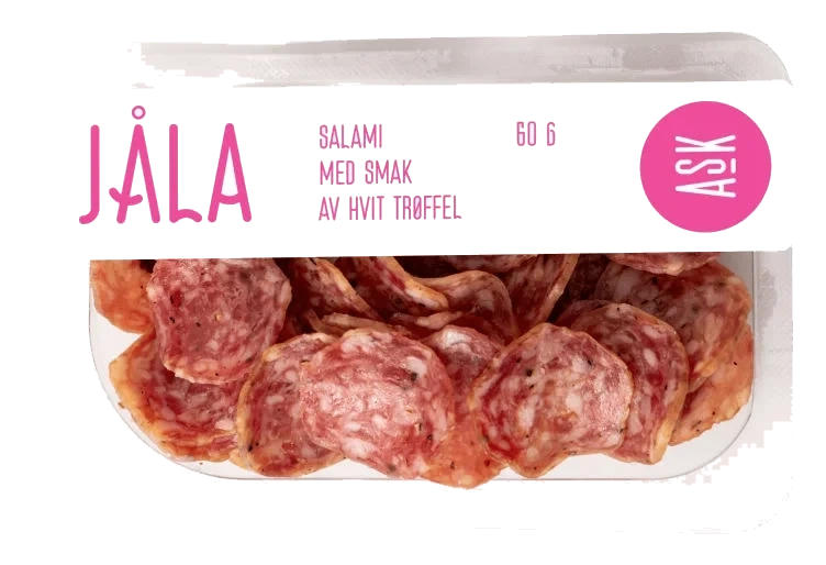 Jåla Trøffelsalami skivet 60g Ask