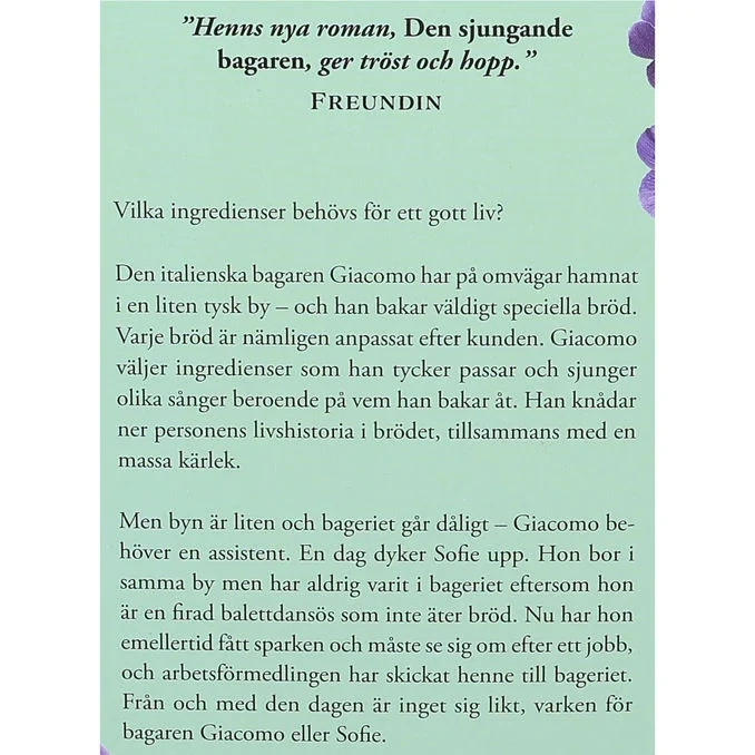 Bok: Den Sjungande Bagaren