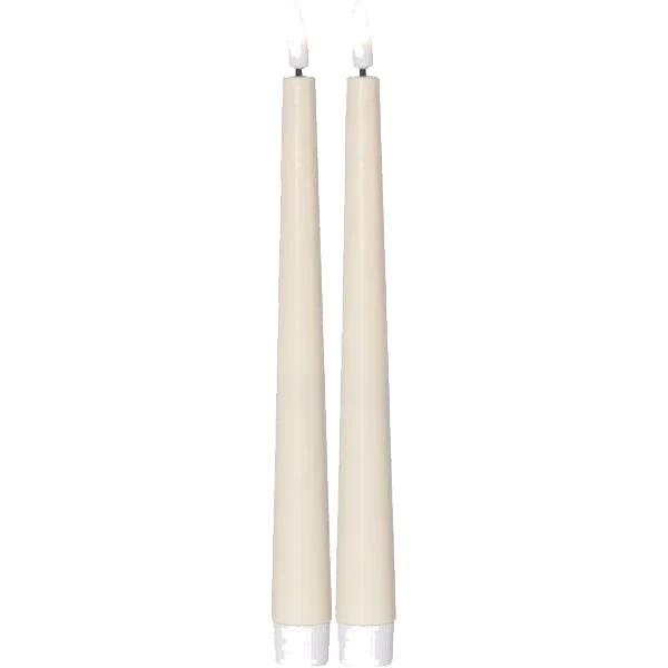 Antikljus LED Flamme Candy Gul