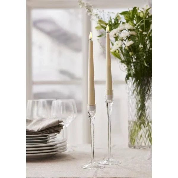 Antikljus LED Flamme Candy Gul
