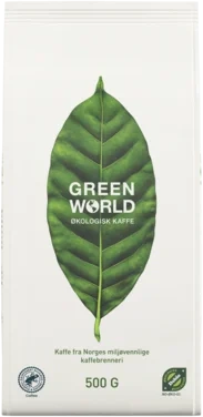 Green World Økologisk Proff Finmalt 12x500g Kaffe Ra Ip