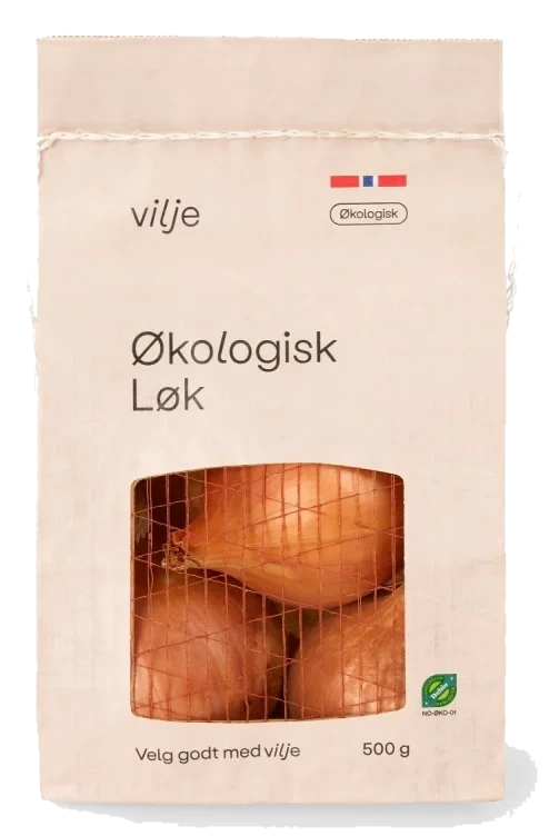 Løk Gul 500g Økologisk